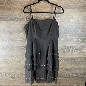 French Connection Tiered Jeweled Dress NWOT